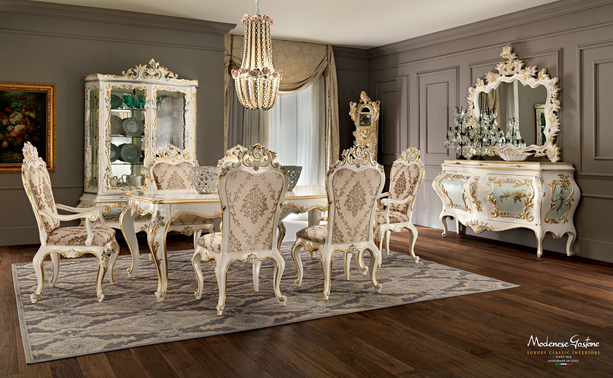 Home-decor-solutions-dining-room-furnishings-Villa-Venezia-collection-Modenese-Gastone